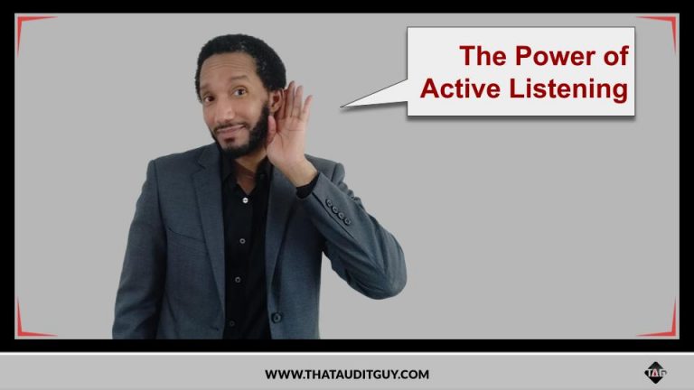 Proactive Listener The Power of Active Listening – That Audit Guy